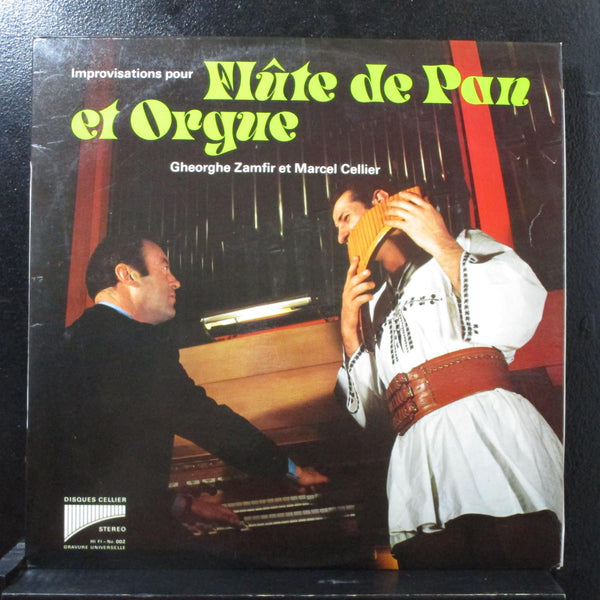 Zamfir & Cellier - Improvisaitons Pour Flute & Orgue LP Mint- 002 Switzerland - Shuga Records
