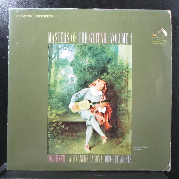 Presti & Lagoya - Master Of The Guitar, Volume 1 LP RCA LSC-2705 USA 1964 - Shuga Records
