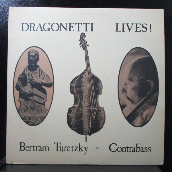 Bertram Turetzky - Dragonetti Lives! LP Mint- Takoma C-1042 USA 1975 - Shuga Records