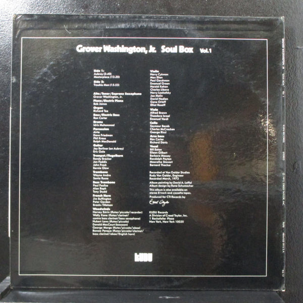 Grover Washington, Jr. - Soul Box Vol. 2 LP Mint- Kudu KU-13 USA 1973 - Shuga Records