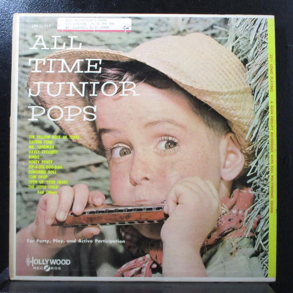 Various - All-Time Junior Pops LP VG- Hollywood Records LPH 117 USA rare cover - Shuga Records