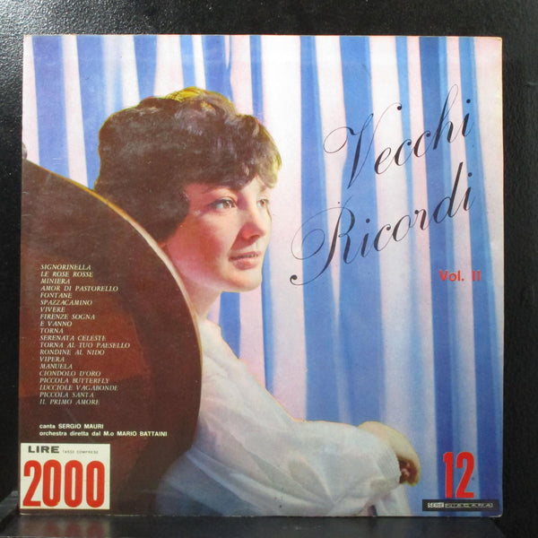 Sergio Mauri - Vecchi Ricordi Vol. II LP VG+ Melody L.P. 12 Italy - Shuga Records
