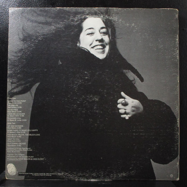 Dave Mason & Cass Elliot LP VG+ Blue Thumb Records DSFL 10001 USA 1971 - Shuga Records