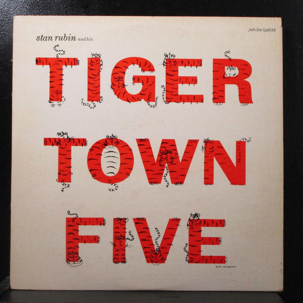 Stan Rubin & His Tigertown Five LP VG+ Mono Jubilee LP-1016 USA 1956 orange - Shuga Records
