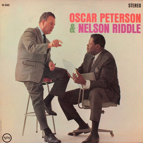Oscar Peterson & Nelson Riddle ‎– Oscar Peterson & Nelson Riddle - VG+ Lp Record 1963 USA Stereo Original Vinyl - Jazz