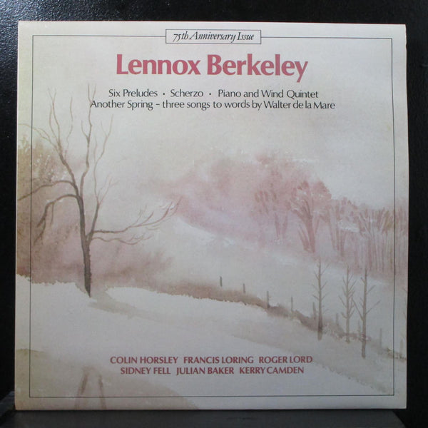 Lennox Berkeley - Six Preludes / Scherzo LP Mint- Meridian E77017 UK 1978 - Shuga Records