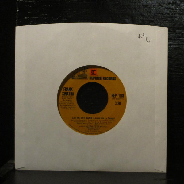 Frank SinatraLet Me Try Again VG+ 7" Vinyl 45 Reprise REP 1181 Jazz 1973 - Shuga Records