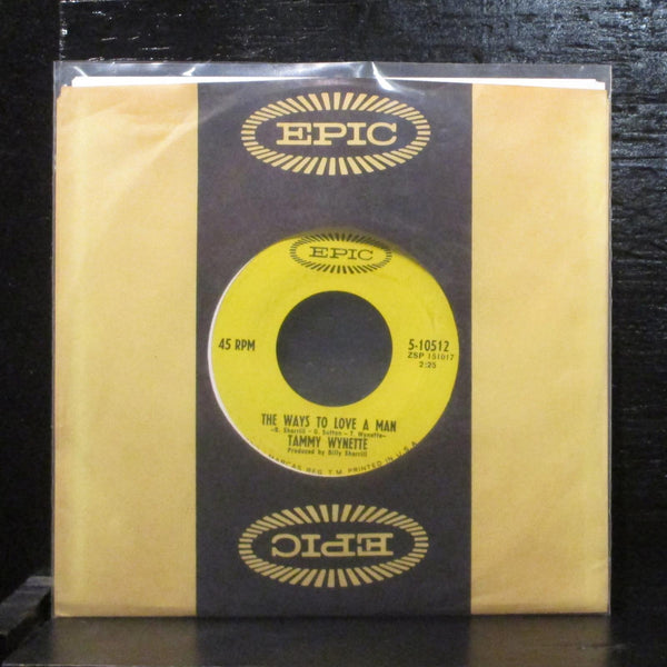 Tammy Wynette  The Ways To Love A Man VG+ 7" Vinyl 45 Epic 5-10512 Country 1969 - Shuga Records
