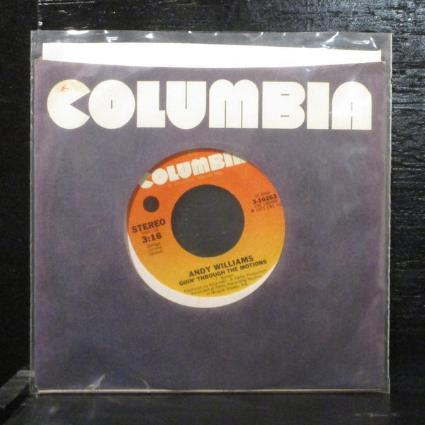 Andy Williams  Tell It Like It Is Mint- 7" Vinyl 45 Columbia 3-10263 Pop 1975 - Shuga Records