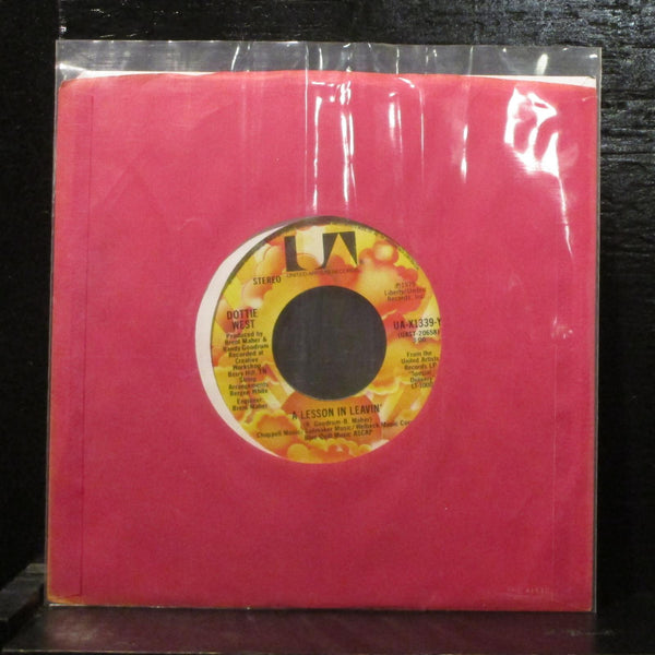 Dottie West  A Lesson In Leavin' Mint- 7" Vinyl 45 United Artists UA-X1339-Y - Shuga Records
