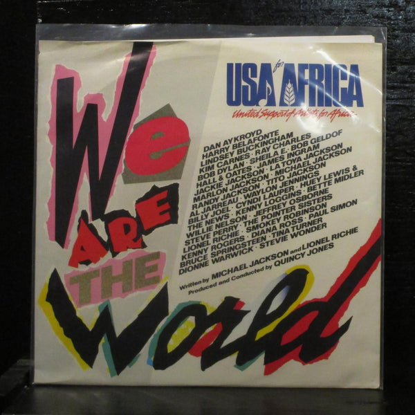 USA For Africa  We Are The World Mint- 7" Vinyl 45 Columbia US7-04839 Pop 1985 - Shuga Records