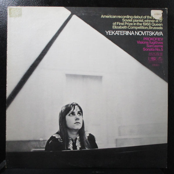 Novitskaya - Prokofiev: Visions Fugitives LP VG+ Melodiya/Angel SR-1-40164 USA - Shuga Records