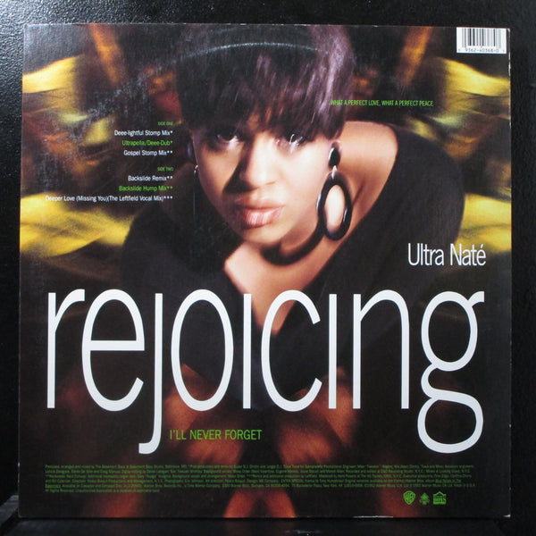 Ultra Nat - Rejoicing 12" Mint- Warner Bros. 0-40368 USA 1991 - Shuga Records