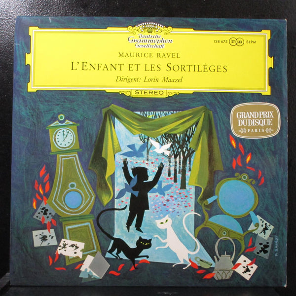Maazel - Ravel: L'Enfant Et Les Sortilges LP Mint- Deutsche Grammophon 138 675 - Shuga Records
