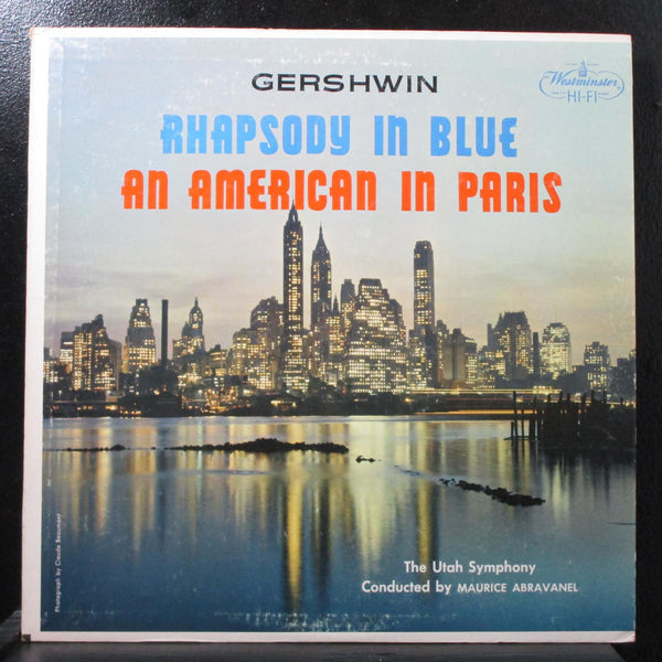 Abravanel - Gershwin: Rhapsody In Blue LP VG+ Westminster WST 14002 USA 1958 - Shuga Records