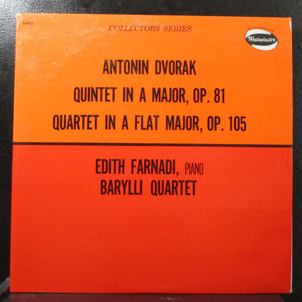 Farnadi - Dvorak: Quintet In A Major, Op. 81 LP VG+ Mono Westminster W-9025 - Shuga Records