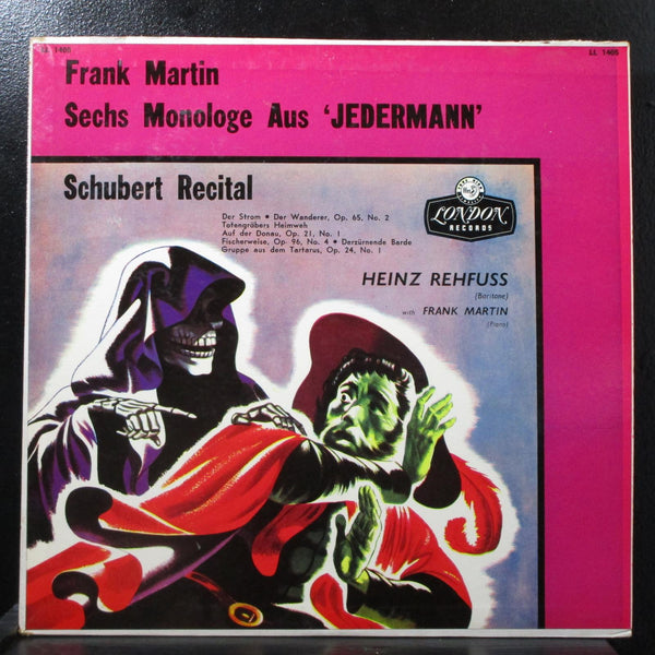 Rehfuss - Martin: Sechs Monologe Aus Jedermann LP VG+ Mono London LL 1405 - Shuga Records