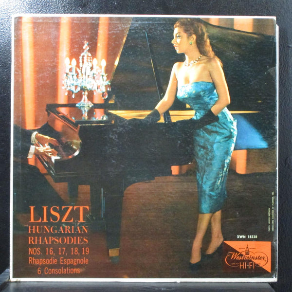 Farnadi - Liszt: Hungarian Rhapsodies LP VG+ Mono Westminster XWN 18338 USA 1956 - Shuga Records