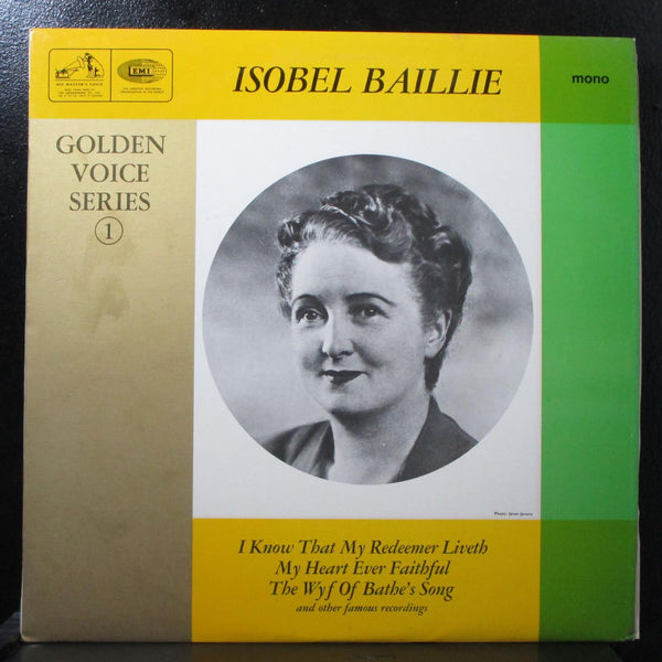 Isobel Baillie - Golden Voice Series 1 LP Mint- His Master's Voice HQM 1015 UK - Shuga Records