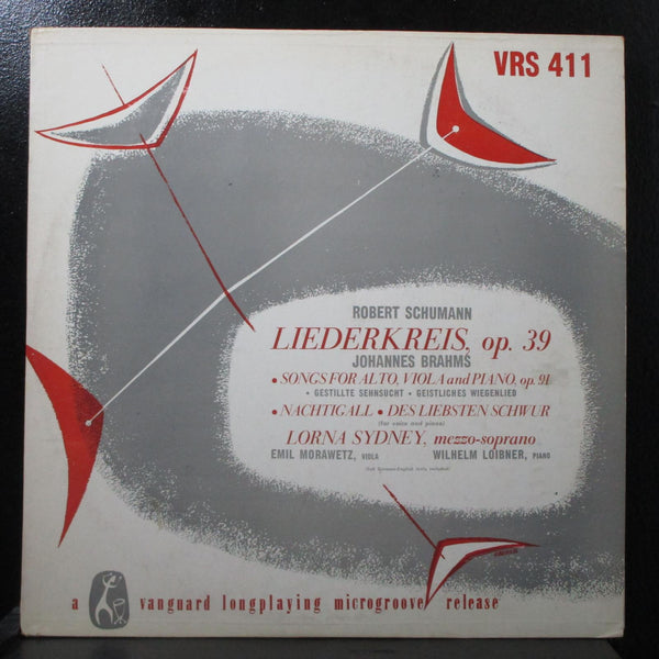 Sydney - Schumann: Liederkreis, Op. 39 LP VG+ Mono 1st Vanguard VRS 411 USA 1950 - Shuga Records