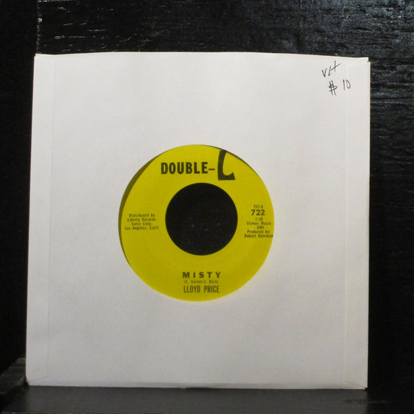 Lloyd Price And His Orchestra  Misty / Cry On VG+ 7" Vinyl 45 Soul 1963 - Shuga Records