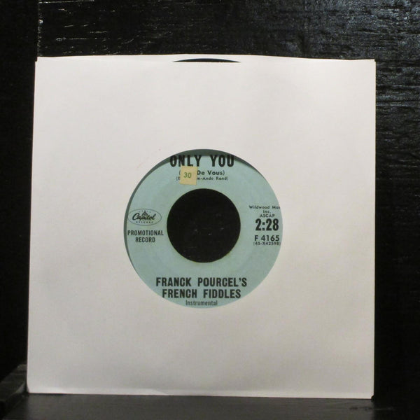 Franck Pourcel's French FiddlesOnly You VG Promo 7" Vinyl 45 F4165 Pop 1959 - Shuga Records