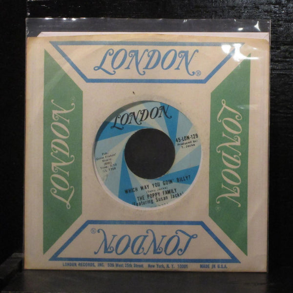 The Poppy FamilyWhich Way You Goin' Billy? 7" Vinyl 45 Folk Rock London 45-129 - Shuga Records