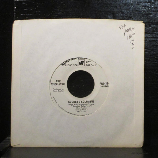 The Association  Goodbye Columbus VG+ 7" Vinyl 45 Warner Bros. 7267 - Shuga Records