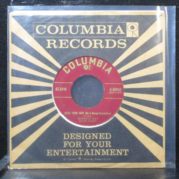 Johnnie Ray - Street Of Memories / Build Your Love 7" VG+ Columbia 4-40942 USA - Shuga Records
