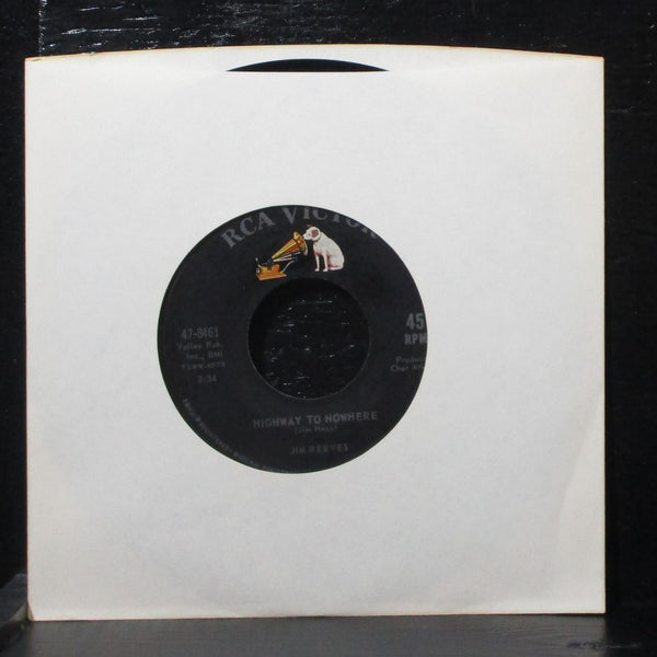 Jim Reeves - Highway To Nowhere / I Won't Forget You 7" VG+ RCA 47-8461 USA 1964 - Shuga Records