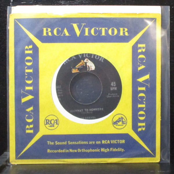 Jim Reeves - Highway To Nowhere / I Won't Forget You 7" VG+ RCA 47-8461 + sleeve - Shuga Records