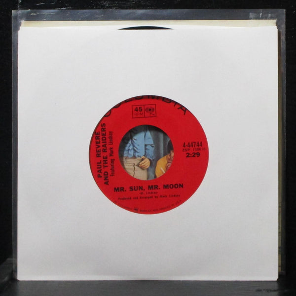 Paul Revere & Raiders - Mr. Sun Mr. Moon / Without You 7" VG+ Columbia 4-44744 - Shuga Records