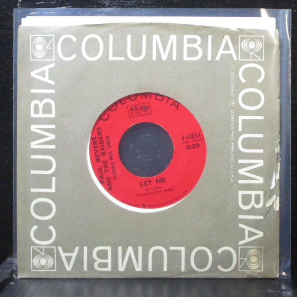 Paul Revere & Raiders - Let Me / I Don't Know 7" VG+ Columbia 4-44854 USA 1969 - Shuga Records