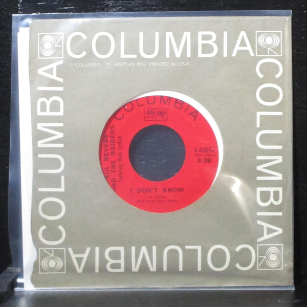 Paul Revere & Raiders - Let Me / I Don't Know 7" VG+ Columbia 4-44854 USA 1969 - Shuga Records
