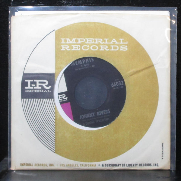 Johnny Rivers - Memphis / It Wouldn't Happen With Me 7" VG+ Imperial 66032 USA - Shuga Records