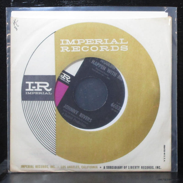 Johnny Rivers - Memphis / It Wouldn't Happen With Me 7" VG+ Imperial 66032 USA - Shuga Records