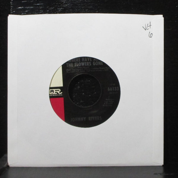 Johnny Rivers - Where Have All The Flowers Gone 7" VG+ Imperial 66133 USA 1965 - Shuga Records