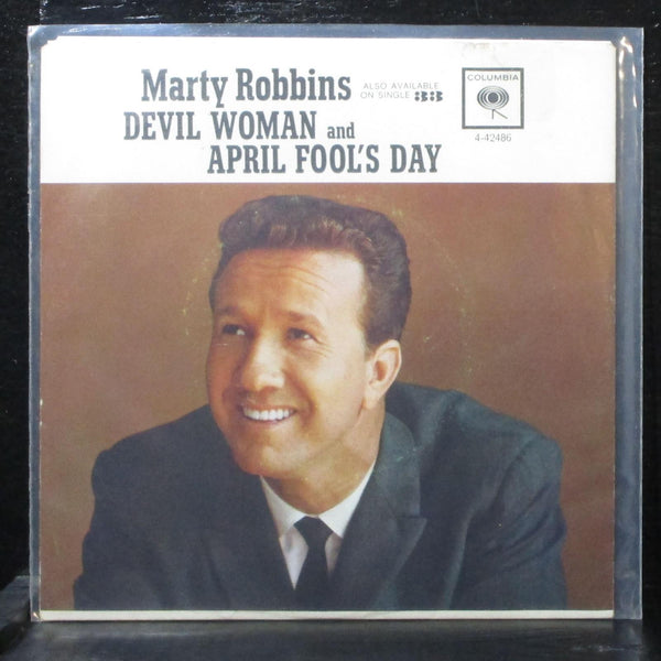 Marty Robbins - Devil Woman / April Fool's Day 7" VG+ Columbia 4-42486 USA 1962 - Shuga Records
