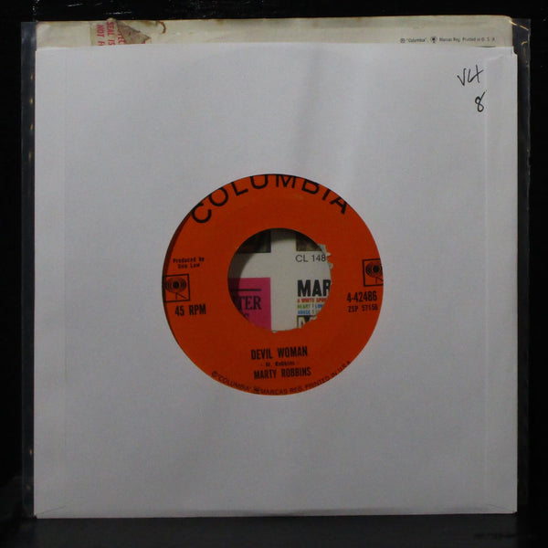 Marty Robbins - Devil Woman / April Fool's Day 7" VG+ Columbia 4-42486 USA 1962 - Shuga Records
