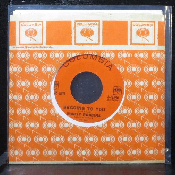 Marty Robbins - Begging To You / Over High Mountain 7" VG+ Columbia 4-42890 USA - Shuga Records