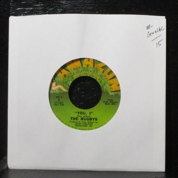 The Rugbys - You, I / Stay With Me 7" Mint- Amazon 1 USA 1969 color label - Shuga Records