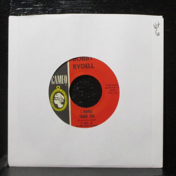 Bobby Rydell - I Wanna Thank You / The Door To Paradise 7" VG+ Cameo C 201 USA - Shuga Records