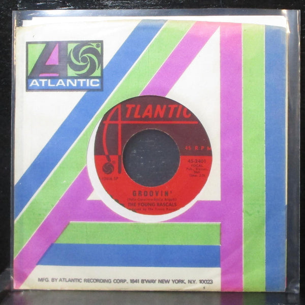 The Young Rascals - Groovin' / Sueno 7" VG+ Atlantic 45-2401 SP USA 1967 - Shuga Records