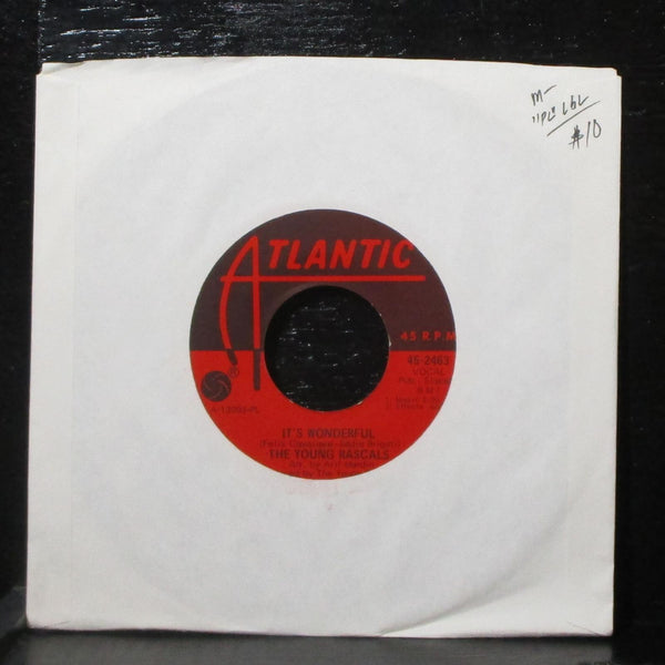 The Young Rascals - It's Wonderful / Of Course 7" Mint- Atlantic 45-2463 PL USA - Shuga Records
