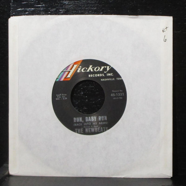 The Newbeats - Run, Baby Run / Mean Woolly Willie 7" VG+ Hickory 45-1332 USA - Shuga Records