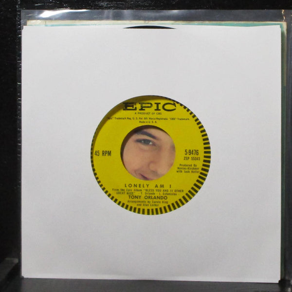 Tony Orlando - Happy Times / Lonely Am I 7" VG+ Epic 5-9476 USA 1961 - Shuga Records