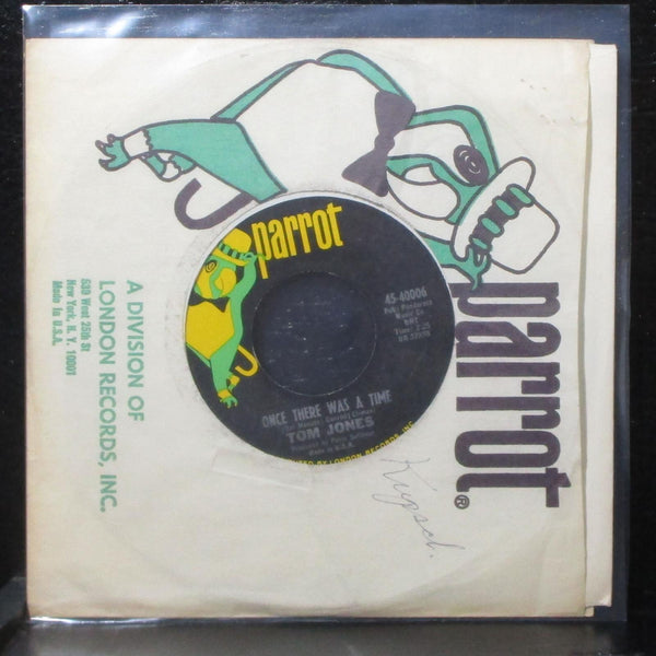 Tom Jones - Not Responsible / Once There Was A Time 7" VG+ Parrot 45-40006 USA - Shuga Records