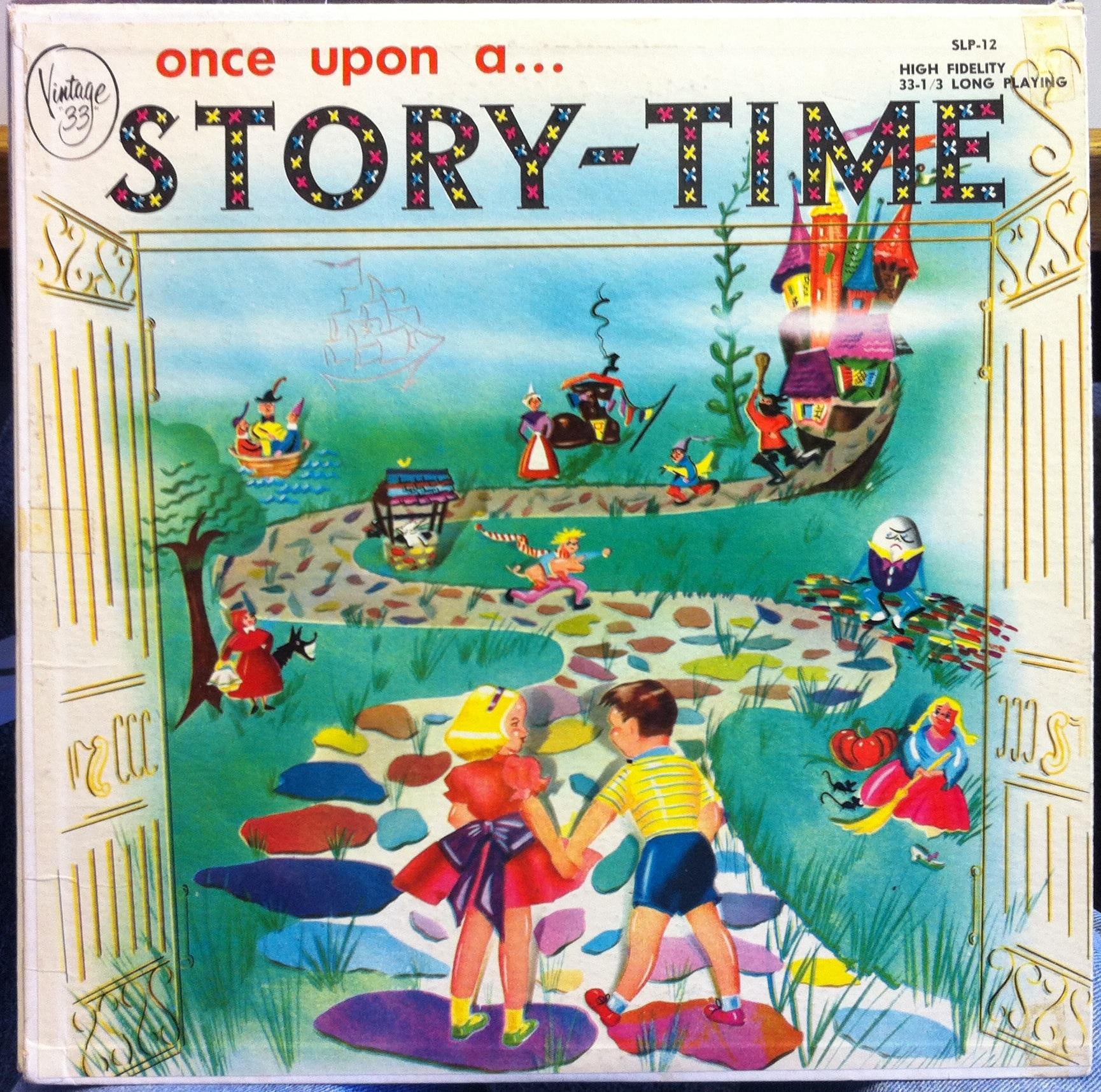 Robert K Speer - Once Upon A Story-Time - VG- (low grade) LP Record 1950s Pickwick USA Vinyl - Children's / Story