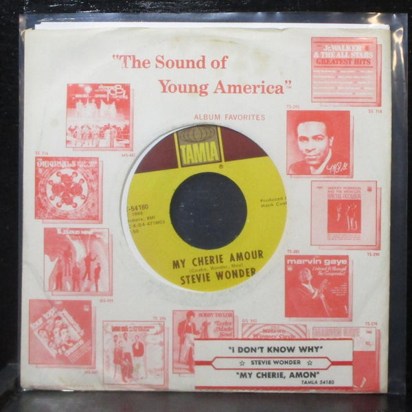 Stevie Wonder - My Cherie Amour / I Don't Know Why 7" Mint- Tamla T-54180 USA - Shuga Records
