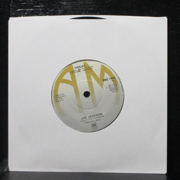 Joe Jackson - It's Different For Girls / Friday 7" VG+ A&M AMS 7493 UK 1979 - Shuga Records